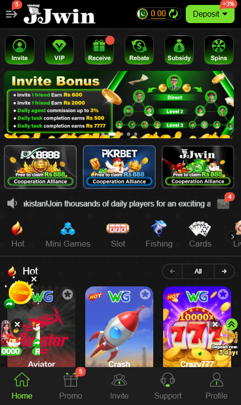 JJWIN Game APK Download