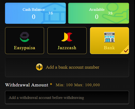 8557 Game Withdraw Money
