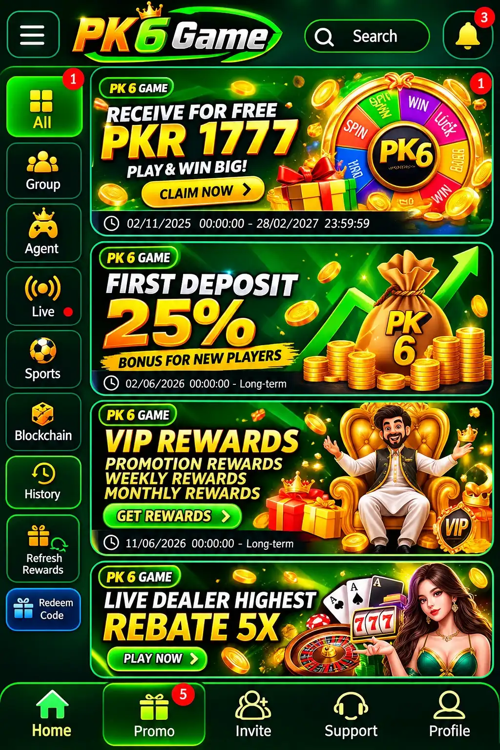 PK 6 Game